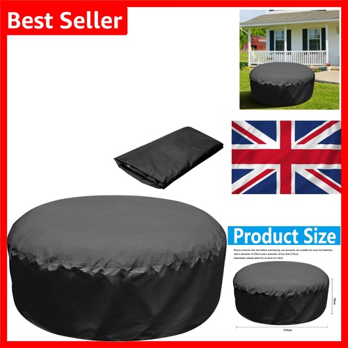 215cm round hot tub - tub, cover